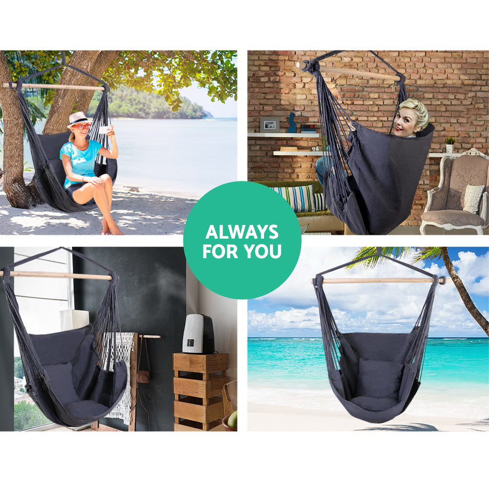 Armadale Hammock Swing Chair - Grey