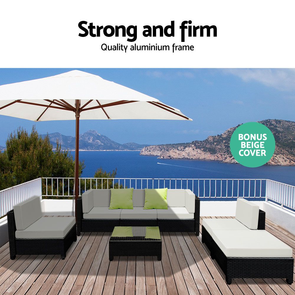 Armadale 7 Piece Outdoor Lounge Setting