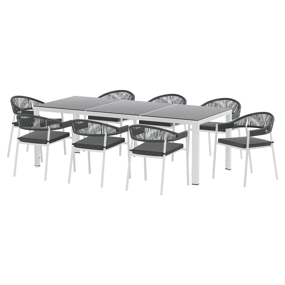 Sorrento 9 Piece Outdoor Dining Set