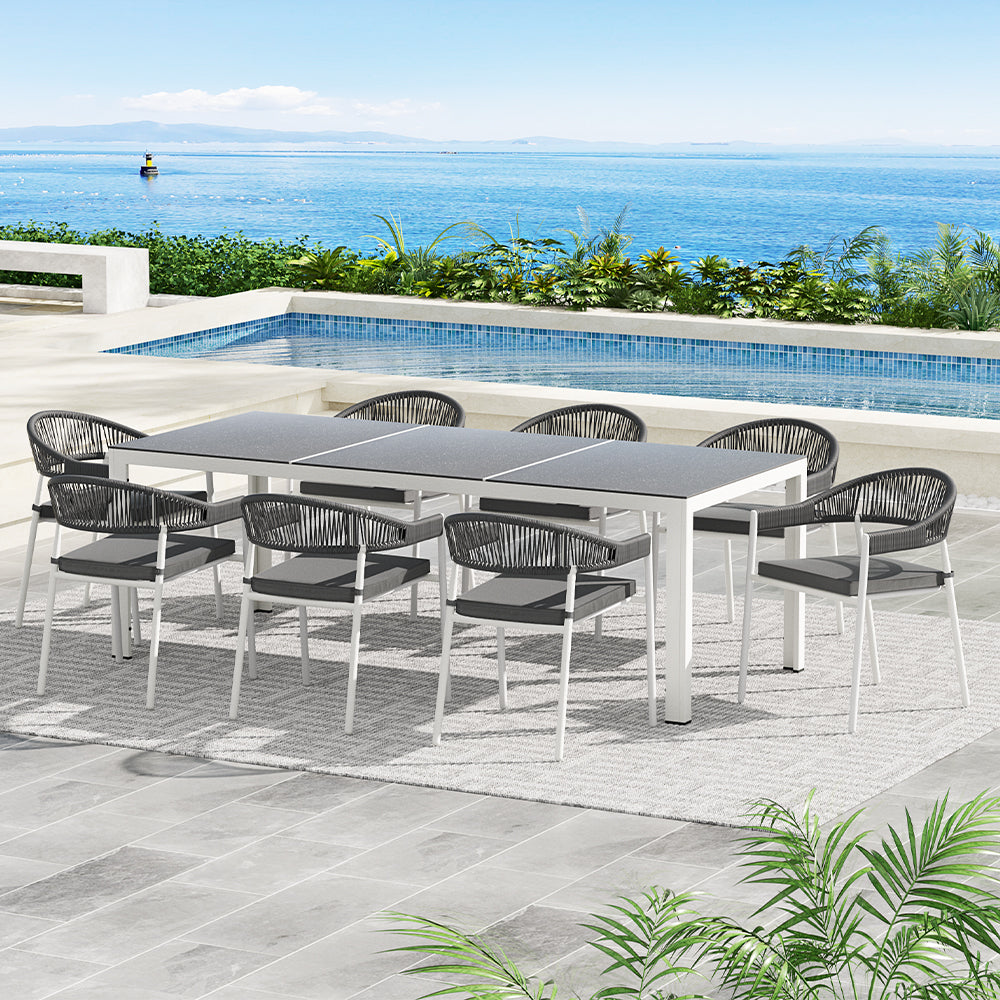 Sorrento 9 Piece Outdoor Dining Set