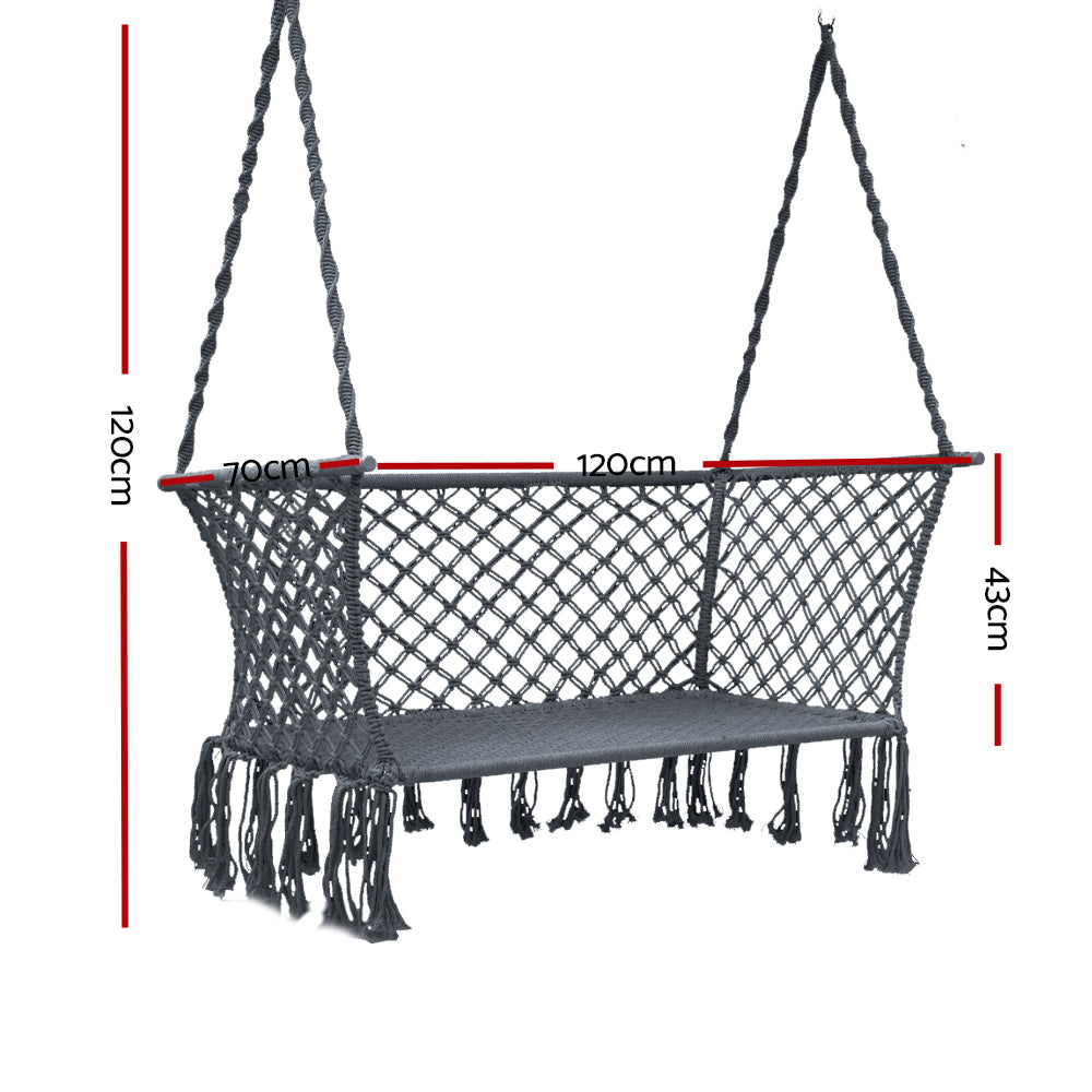 Armadale Patio 2 Person Swing Hammock - Grey