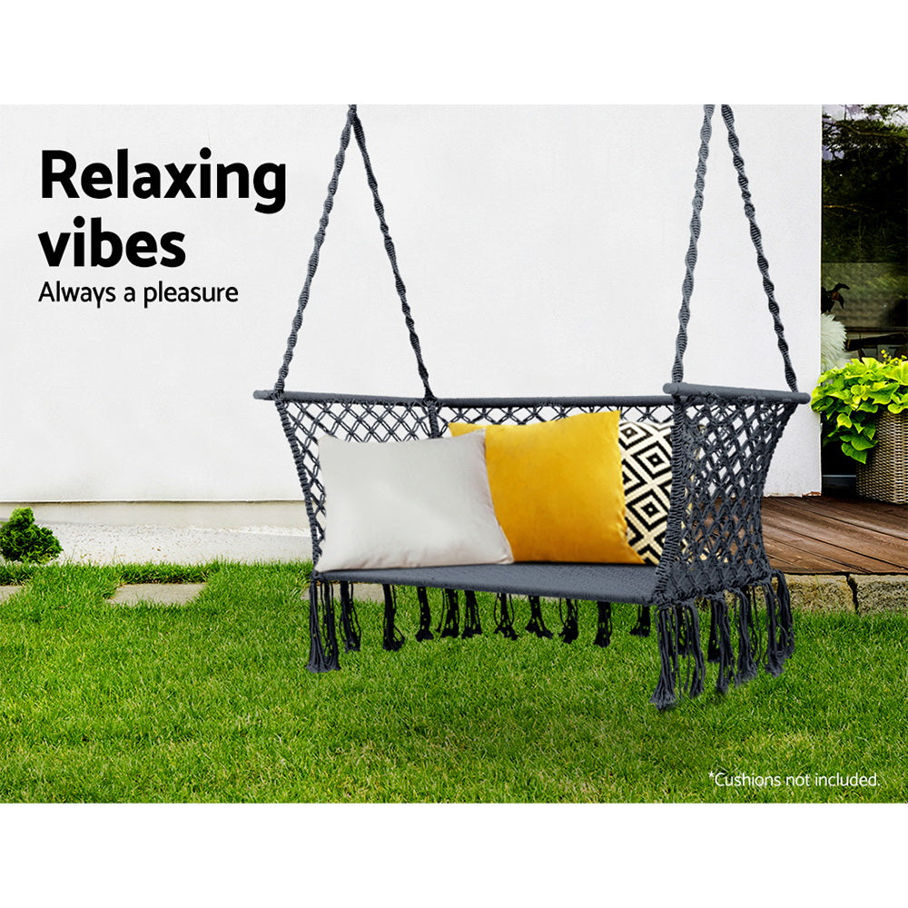 Armadale Patio 2 Person Swing Hammock - Grey