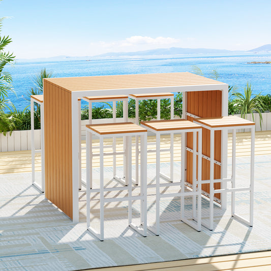 Portsea 7 Piece Outdoor Bar Set