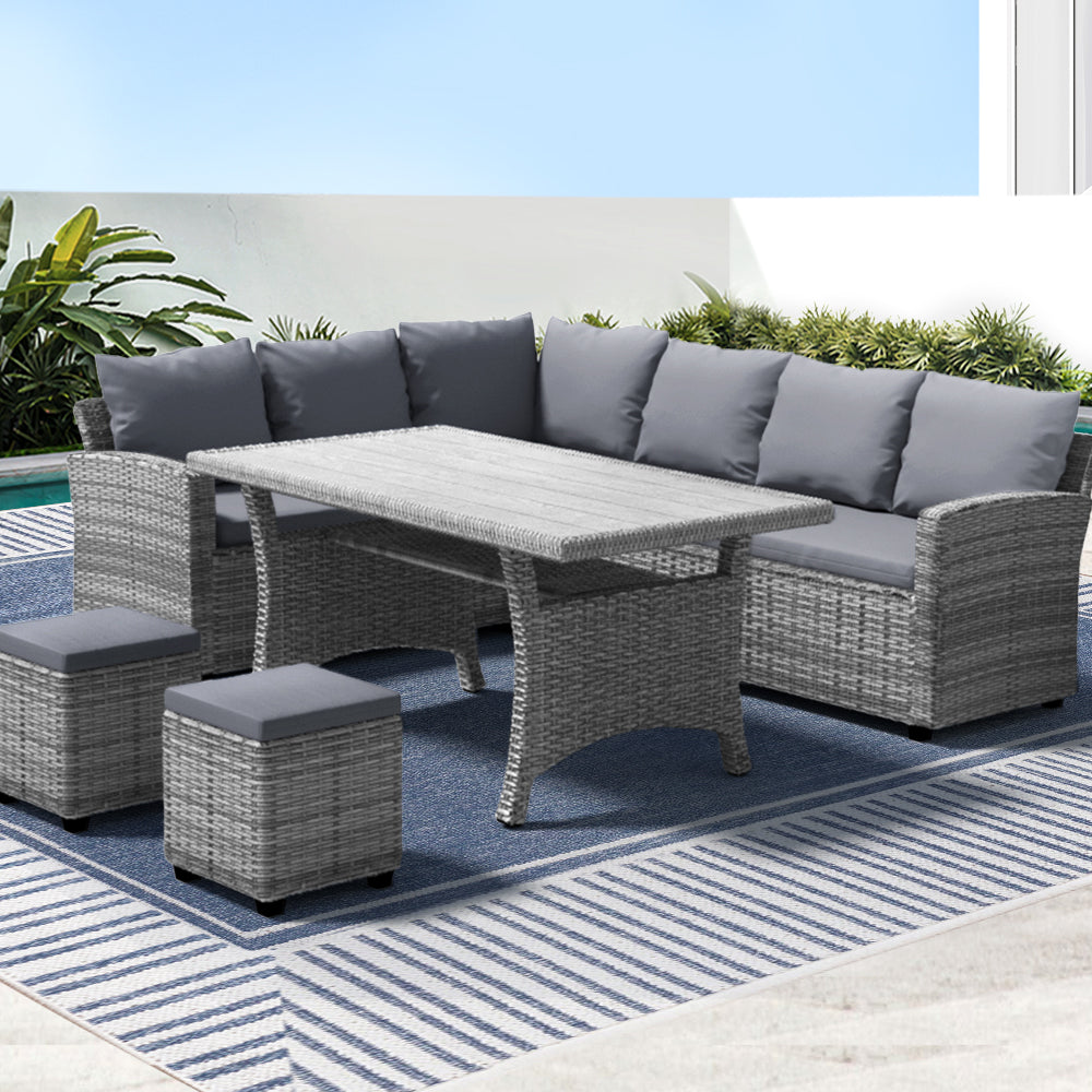 Brighton Premium 8 Seater Outdoor Dining Set