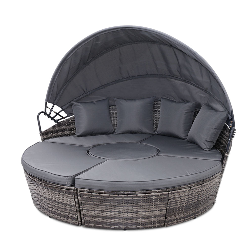 Portsea Premium Outdoor Day Bed - Grey