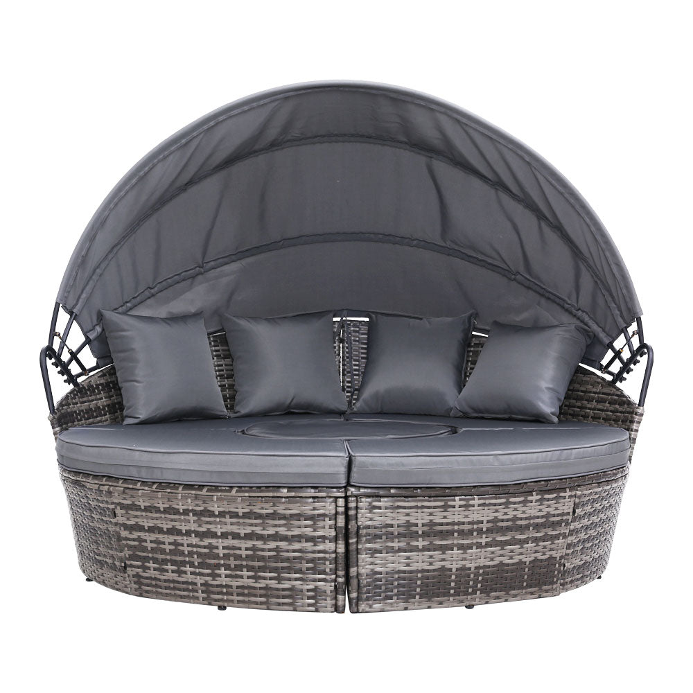 Portsea Premium Outdoor Day Bed - Grey