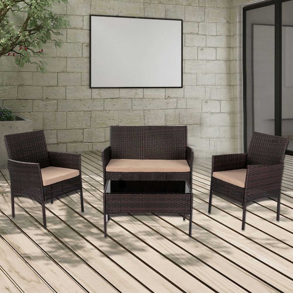 Toorak Luxury 4 Seater Outdoor Lounge Set